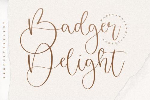 Badger Delight Font 1