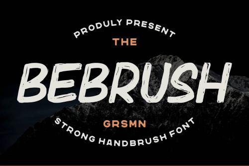 Bebrush Handbrush Font 1