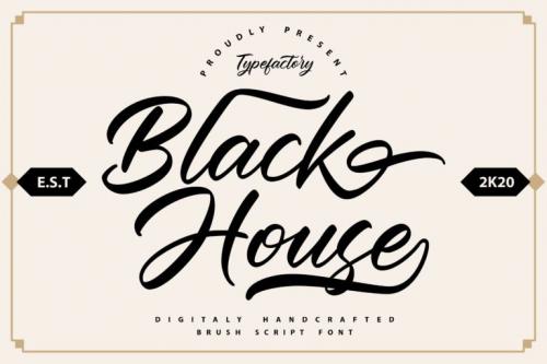 Black House Font 1