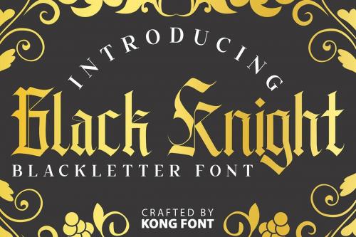 Black Knight Font