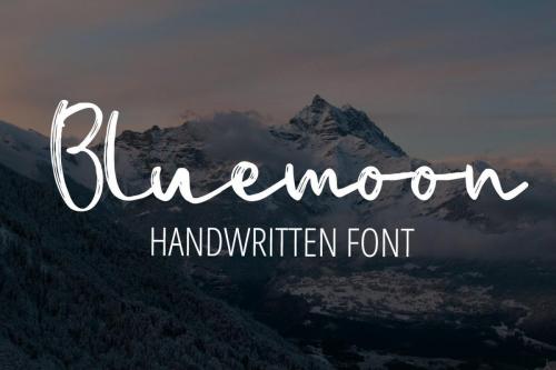 Bluemoon Handwritten Font (1)
