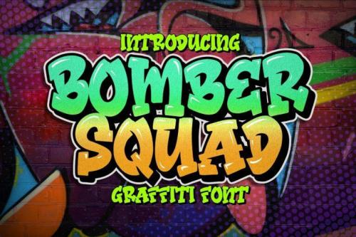 Bomber Squad Font 1