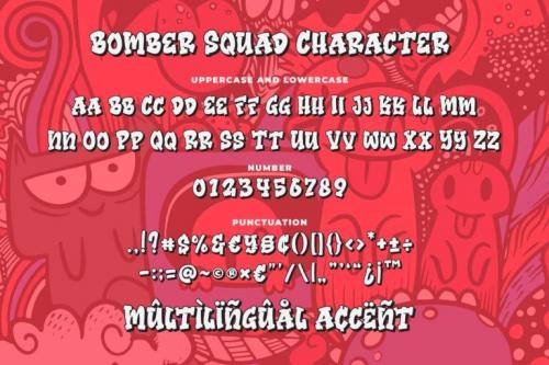 Bomber Squad Font 8