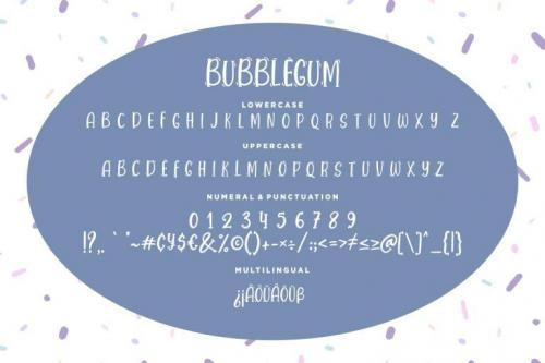 Bubblegum Font 7