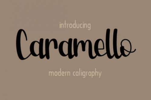 Caramello Font 1