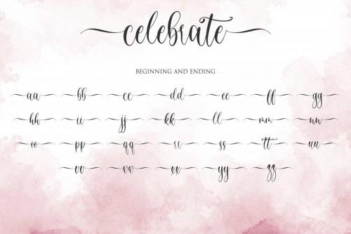 Celebrate Font 10