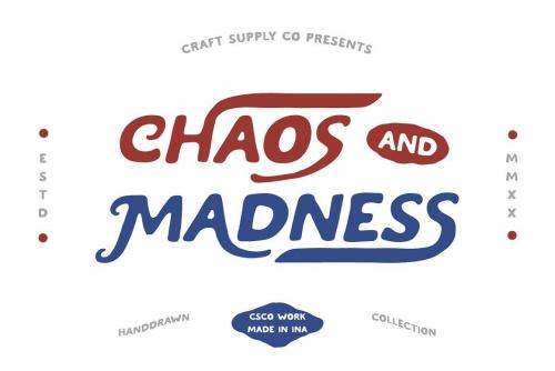 Chaos And Madness Font 1