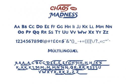 Chaos And Madness Font 10