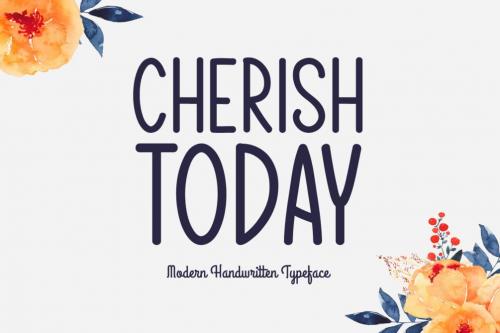 Cherish Today Font 1