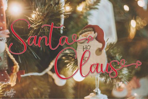 Christmas Bell Calligraphy Script Font 5