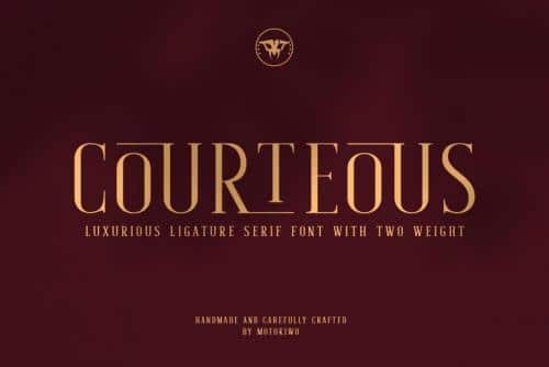 Courteous Serif Font 1