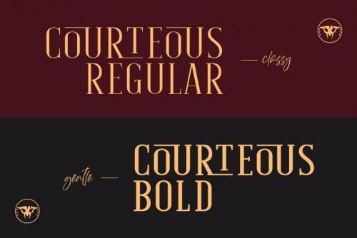 Courteous Serif Font 4