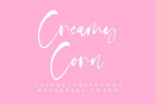 Creamy Corn Font 1