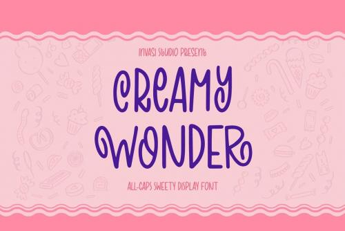 Creamy Wonder Font 1