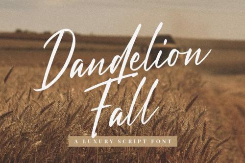 Dandelion Fall Font 1