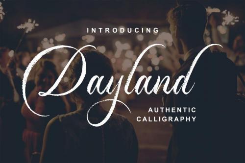 Dayland Calligraphy Font 1