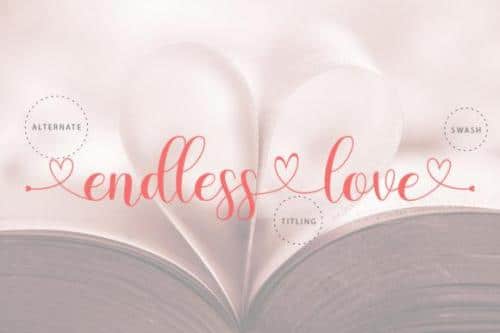 Endless Love Font 10