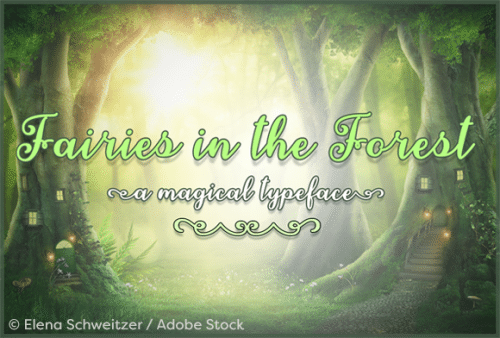 Fairies in the Forest Font 1