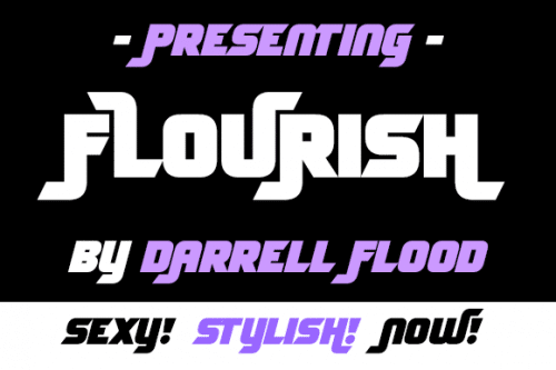 Flourish Font 1
