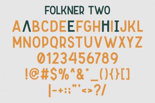 Folkner Display Vintage Font 7