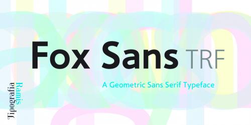 Fox Sans TRF Font Family 1