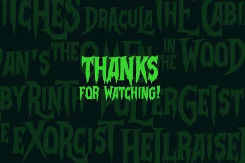 Frightmare Font 7