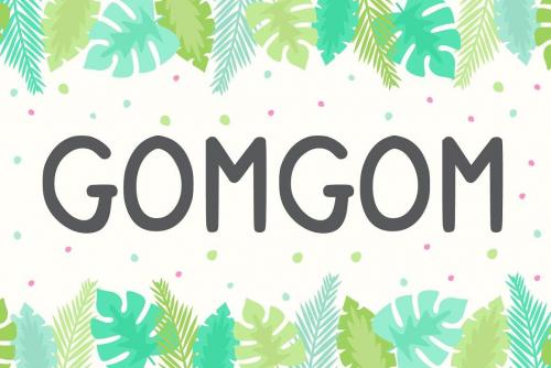 Gomgom Font 1