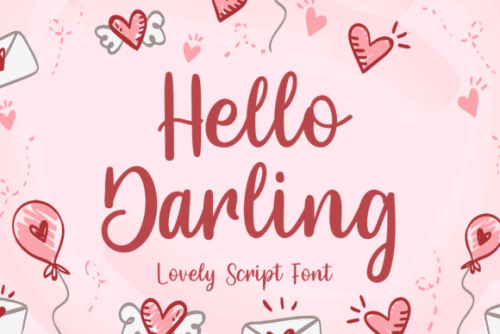 Hello Darling Script Font