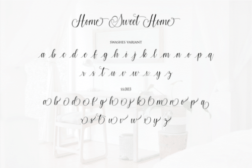 Home Sweet Home Font 10