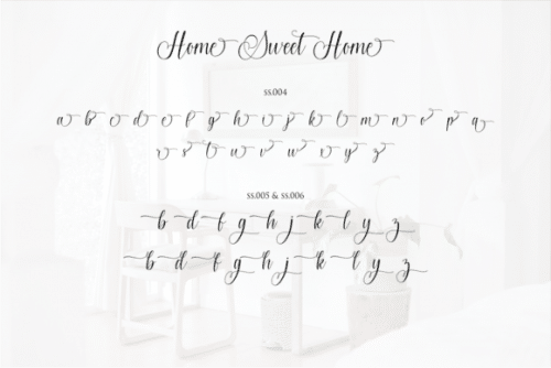 Home Sweet Home Font 11