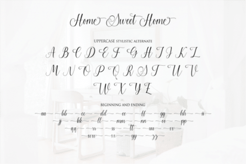 Home Sweet Home Font 9