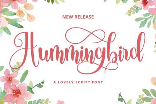 Hummingbird Font 1