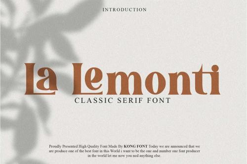 La Lemonti Font 1