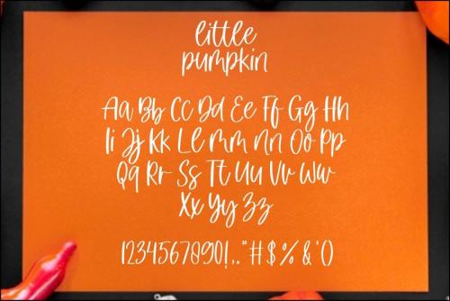 Little Pumpkin Font 9