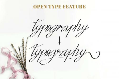 Long Knive Calligraphy Font 6