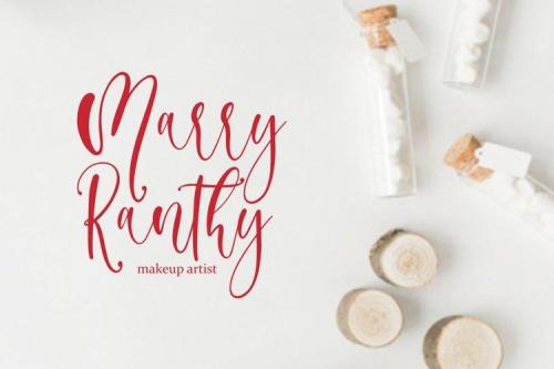 Lovely Mother Calligraphy Script Font 1