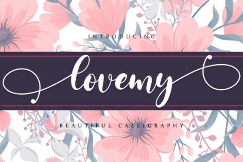 Lovemy Calligraphy Font 1