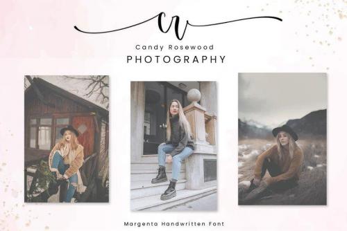 Margenta Calligraphy Script Font 8