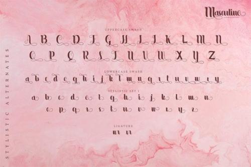 Masculine Font 10