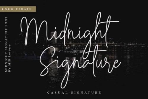 Midnight Handwritten Font