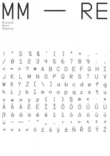 Minimal Mono Font 2