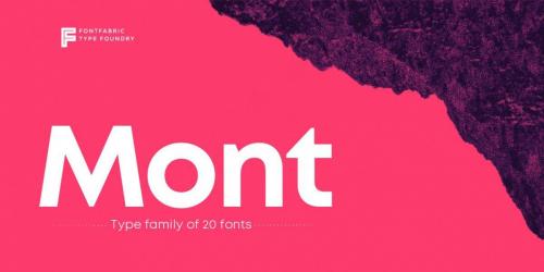 Mont Sans Serif Font 9