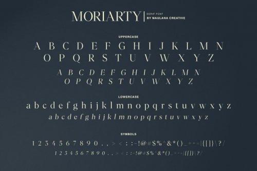Moriarty Serif Demo Font 5