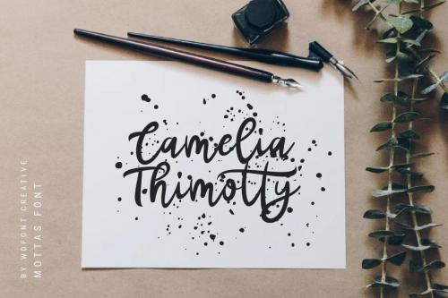 Mottas Script Font 4