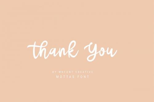 Mottas Script Font 5