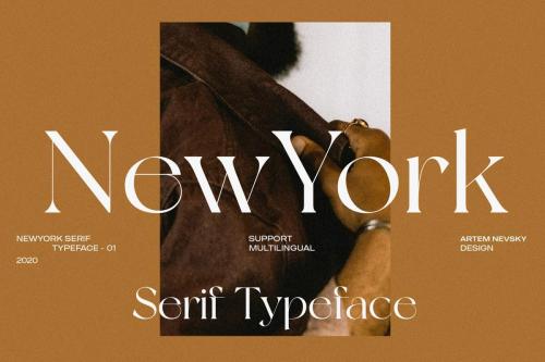 New York Modern Serif Typeface 1