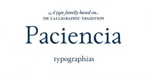 Paciencia Font Family 1