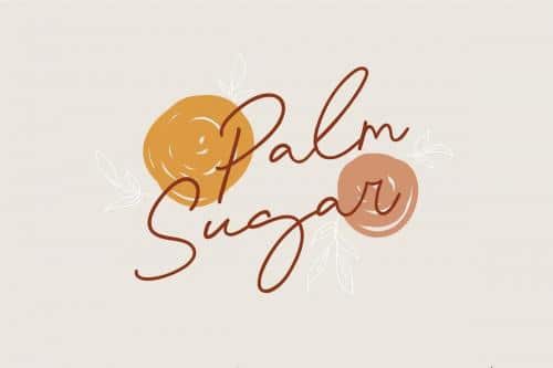 Palm Sugar Font 11