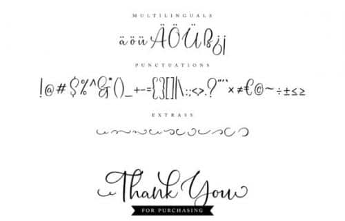 Petite Romance Font 11