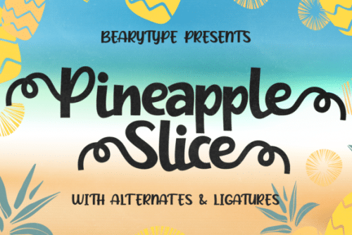 Pineapple Slice Font 1